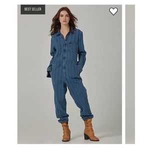 NWT Lee Vintage Modern Union-Alls Light Stripe Size S